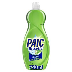 PAIC LIQUIDE VAISSELLE VINAIGRE ET SEL MINERAUX 750ML