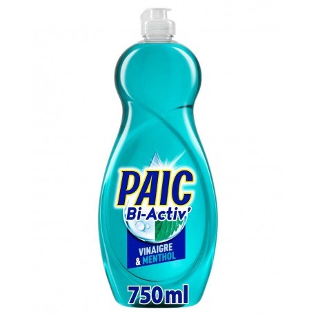 PAIC LIQUIDE VAISSELLE VINAIGRE ET MENTHOL 750ML