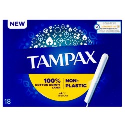 TAMPAX COTTON SUPER PLUS 18PCS EXP 05-2030