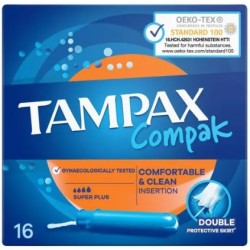TAMPAX COTTON SUPER PLUS 18PCS EXP 05-2030