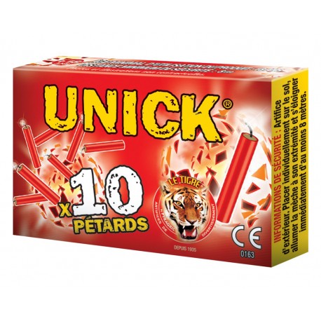 TIGRE UNICK - 150 BOITES DE 10 PETARDS A MECHE