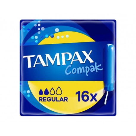 TAMPAX COMPAK REGULAR 16PCS EXP 05-2030