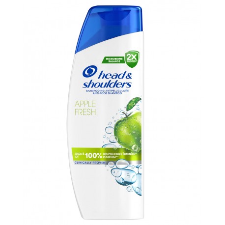 HEAD & SHOULDERS SHAMPOOING FRESH 330ML POMME