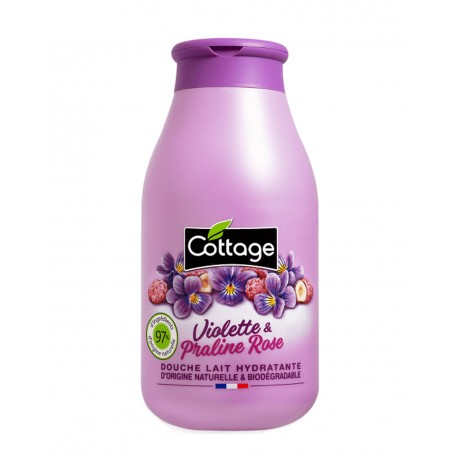 COTTAGE GEL DOUCHE 250ML VIOLETTE & PRALINE ROSE