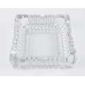 CENDRIER EN VERRE CARRE 12X12CM