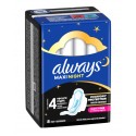 ALWAYS SERVIETTE HYGIÉNIQUE MAXI NUIT 4 x 8PCS