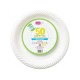 ASSIETTE RÉUTILISABLE RONDE CREUSE BLANC 20CM X50