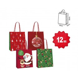 CRISCOLOR SAC CADEAUX NOEL 26+10X32CM