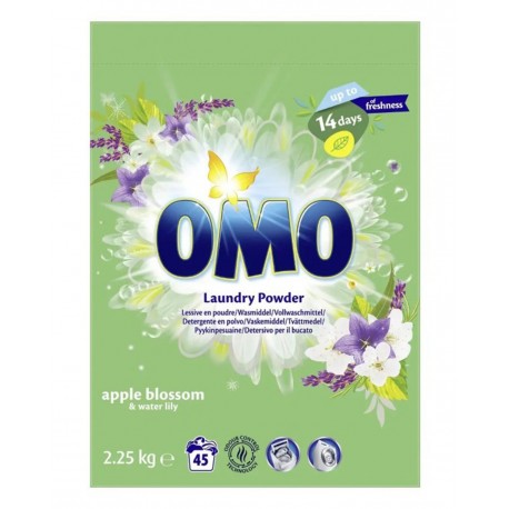 OMO LESSIVE POUDRE 2.25KG APPLE BLOSSOM & WATER LILY