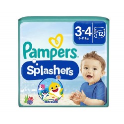 PAMPERS 12 COUCHE DE BAIN/PISCINE 6-11 KILOS