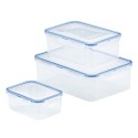 SET DE 3 BOÎTES RECTANGULAIRE DE CONSERVATION 200/425/840ML