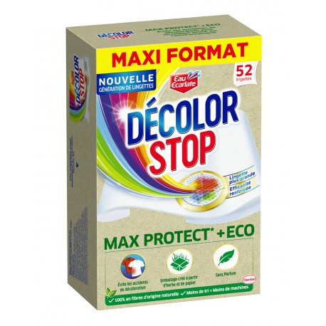 DECOLOR STOP 52 LINGETTES MAX PROTECT + ECO