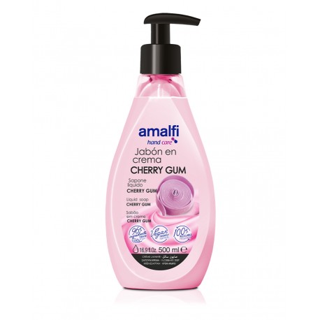 AMALFI 500ML CREME LAVE-MAIN CHERRY GUM