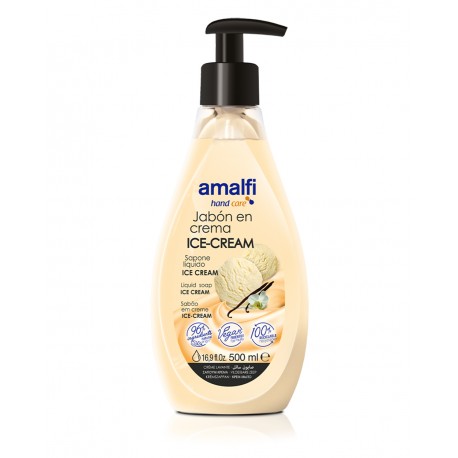 AMALFI 500ML CREME LAVE-MAIN ICE CREAM VANILLE