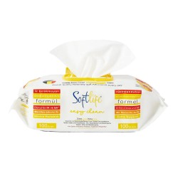 SOFTLIFE LINGETTES MULTI SURFACE 100PCS SAVON DE MARSEILLE