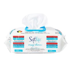 SOFTLIFE LINGETTES MULTI SURFACE 100PCS EAU DE JAVEL