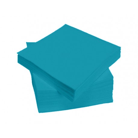 SERVIETTE 38X38 TURQUOISE