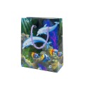 SAC CADEAUX DAUPHIN 12+6X15CM