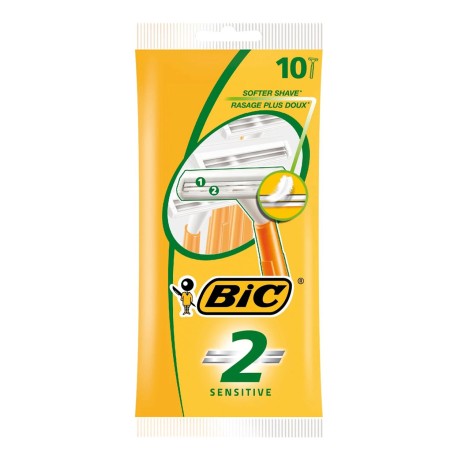 BIC RASOIR SENSITIVE 2 LAMES X10