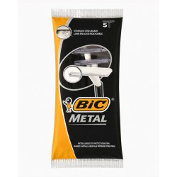 BIC RASOIR METAL 1 LAME X5
